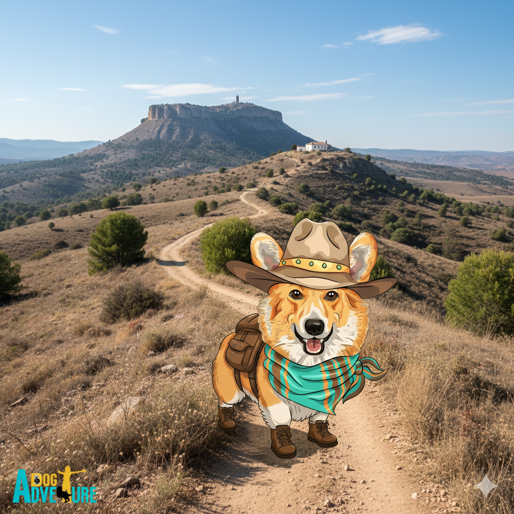 uta de senderismo con perros Alcalá de Henares en la Senda del Lagarto.