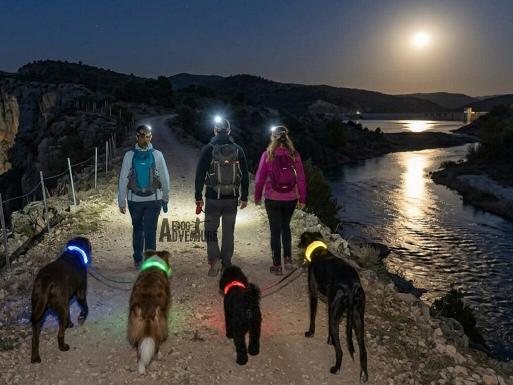 rutas nocturnas con perros en Madrid