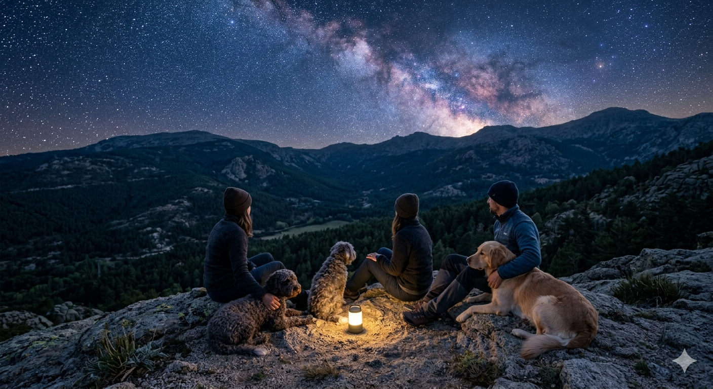 Astrocan — Astronomía con perros Madrid — Dog Adventure